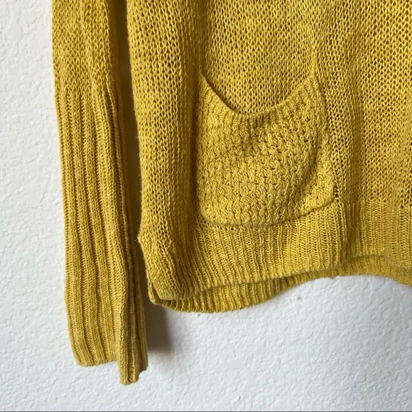 SOLD Anthropologie Sparrow Yellow Knit Sweater - Picture 4 of 8